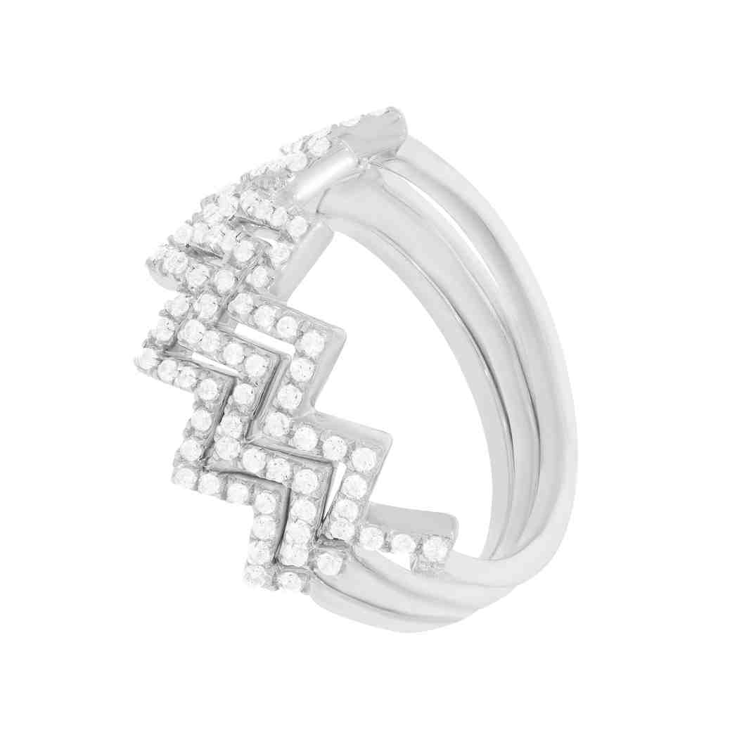 Zigzag Stacking Diamond Ring LR11964A